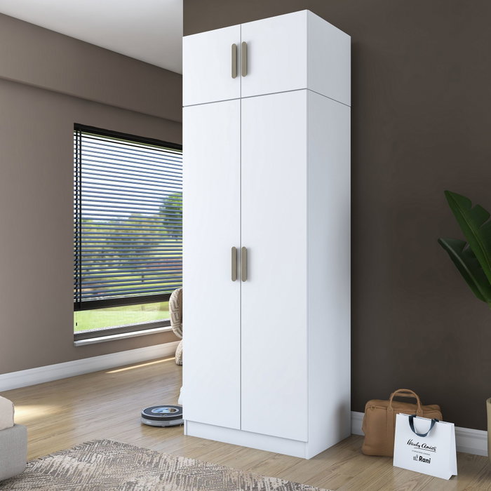 Hanah Home Armario Blanco BA211 - 4618